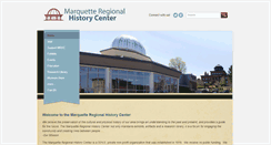 Desktop Screenshot of marquettehistory.org